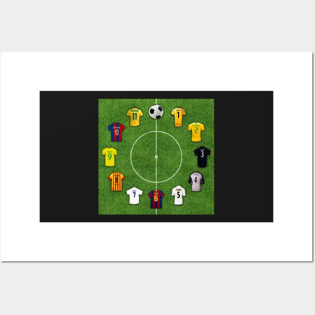 legend football players 2000 soccer fussball Wall Art by JPS-CREATIONS